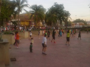Group workout in Phitsanulok, Thailand